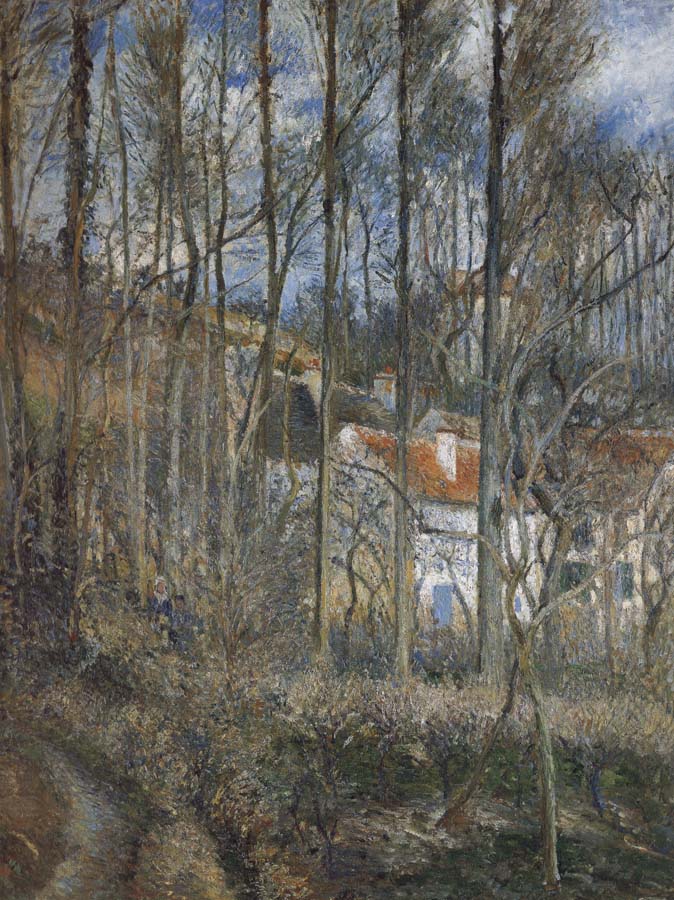 Camille Pissarro The Cote des Boeufs at L-Hermitage